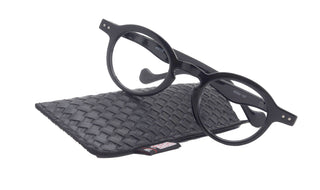 Luca, (Premium) Reading Glasses, High-End Readers (Black)  (Round) Magnifying Eyeglasses, Optical, NY Fifth Avenue