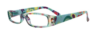 Elsa, Premium Reading Glasses for Women    (Teal, Yellow) Optical Frame, NY Fifth Avenue