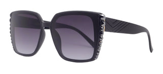 Aurora Bling Women Sunglasses Hematite Genuine European Crystals, 100% UV Protection. NY Fifth Avenue