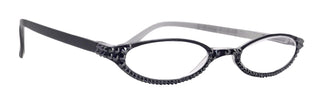 The Marvelous, (Bling) Women Reading Glasses W (Full Bottom) (Hematite) Genuine European Crystals  +1.50..+2.75 (Black)   NY Fifth Avenue