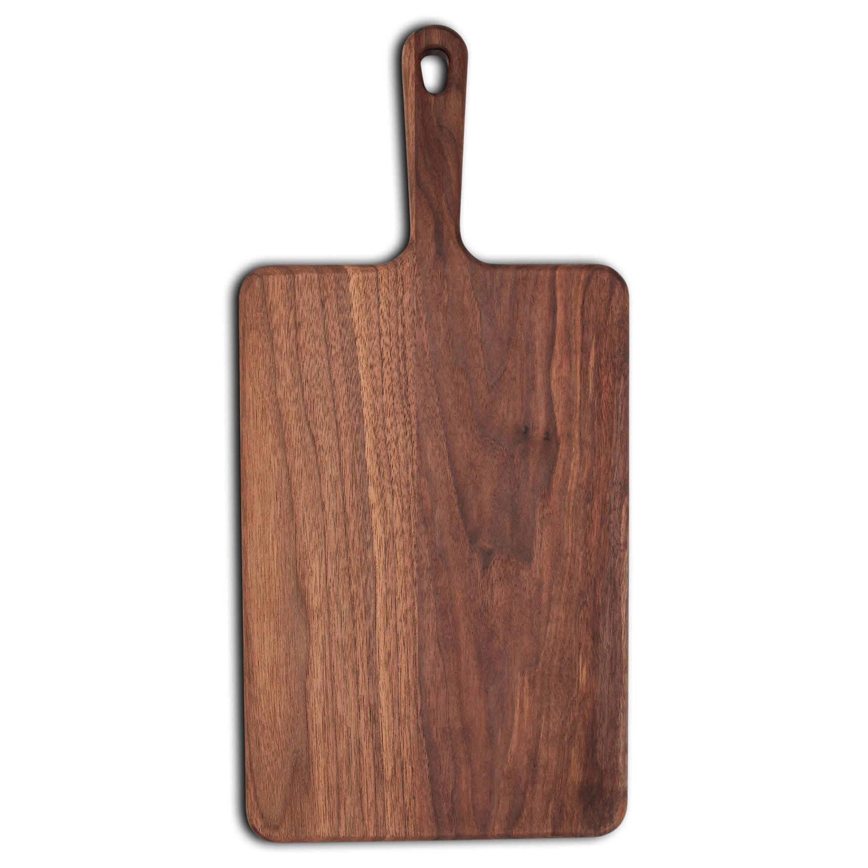 Walnut Paddle Cutting Board With Handle, Walnut Cutting Board With Handle, Charcuterie Board With Handle, 100% Handmade in the USA