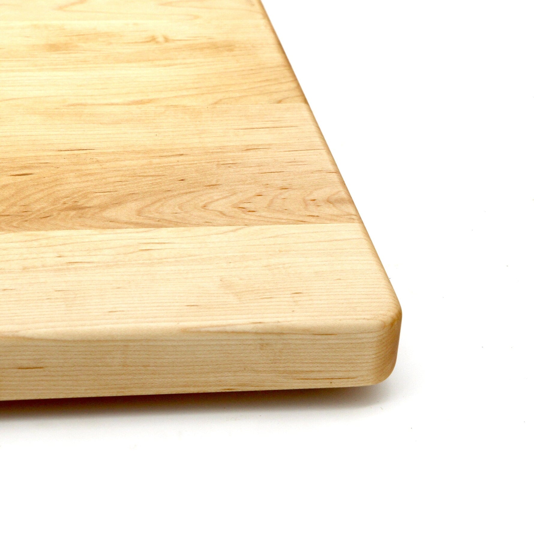1.25” Thick Extra Large Butcher Block Cutting Board With Rubber Feet, Thick Cutting Board, Wood Chopping Board, American Made Maple Hardwood