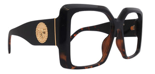 Cypress, Black  w Brown Large Oversized Reading Glasses, Women Readers, High End Reading Magnifying eyeglasses,  Big Square optical Frames