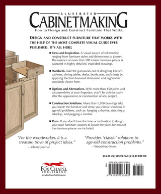 Illustrated Cabinetmaking: How to Design and Construct Furniture That Works (Spiral Bound) - By Baano