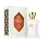 White Moroccan Leather Habibi NY