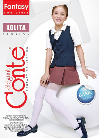 Conte Tights for girls - Lolita 60 Den - By Baano