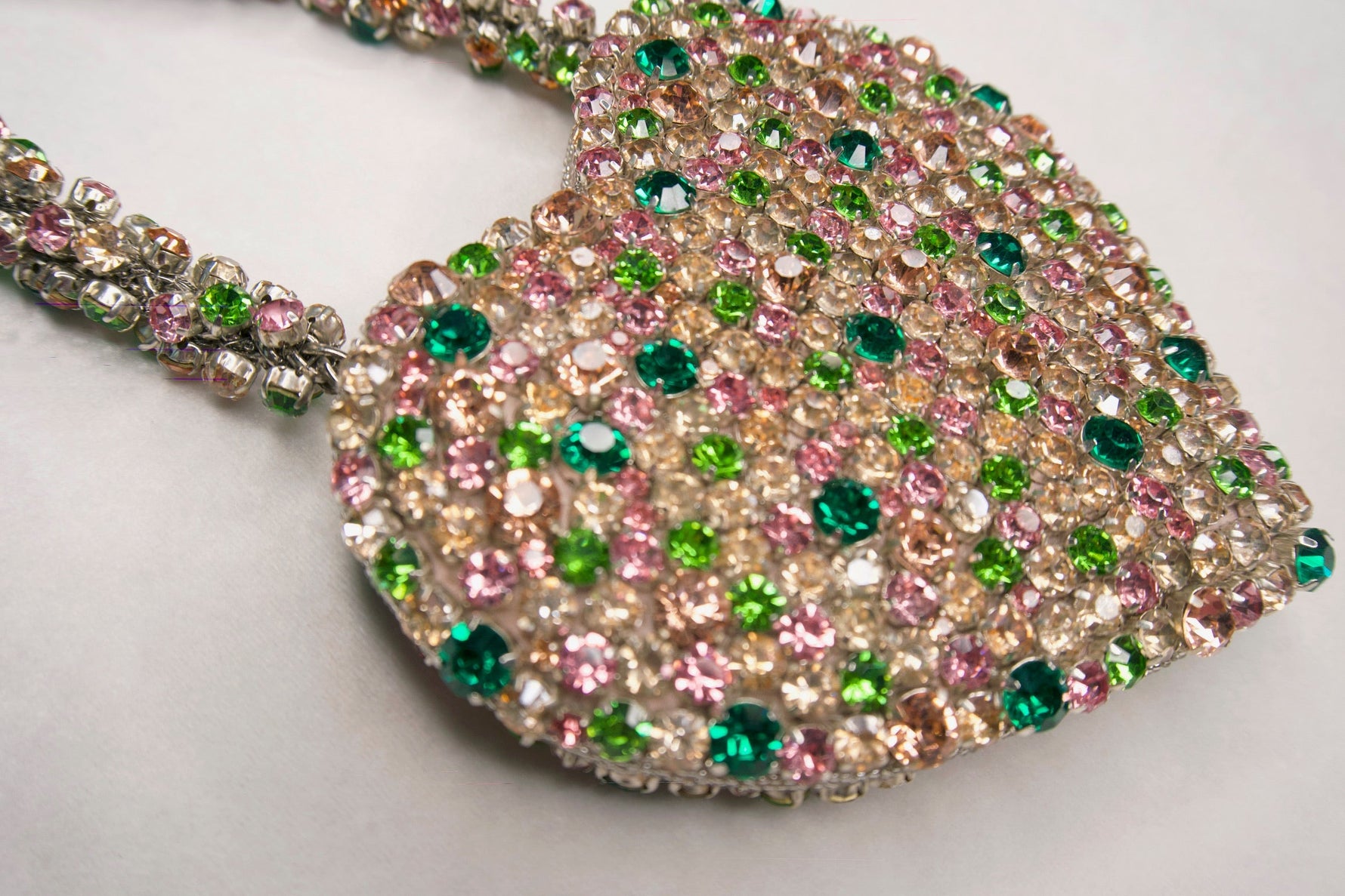 Beaded Mini Heart Bag - By Baano