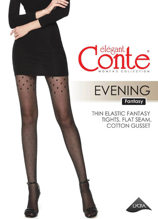 Fantasy Tights Conte Evening - Stockings Dots Triangles - By Baano