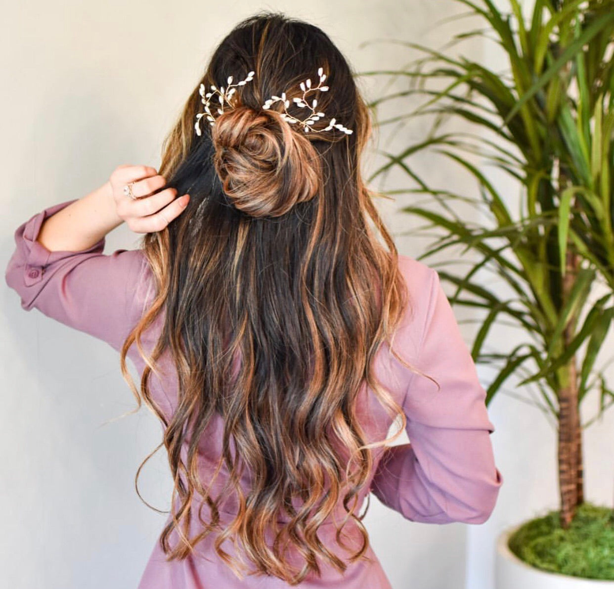 Zara - Pearl Woven Tree (2pc)