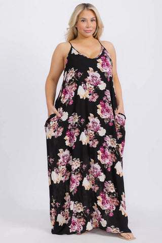 In Full Bloom Plus Size Maxi Dress