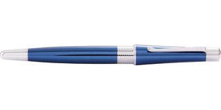 Beverly Translucent Cobalt Blue Lacquer Rollerball Pen - By Baano