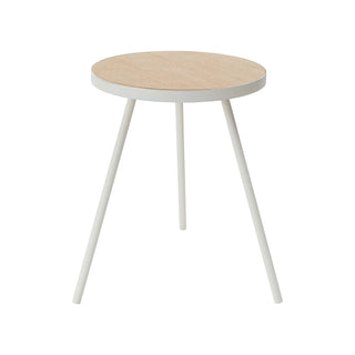 Side Table (20" H)  - Steel + Wood - By Baano