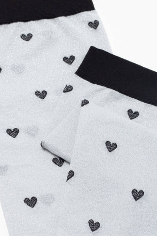 Shimmering Socks Conte Fantasy - "Hearts" Designs - By Baano