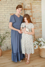 Isabella V-Neck Maxi Dress - Glamourous Grace