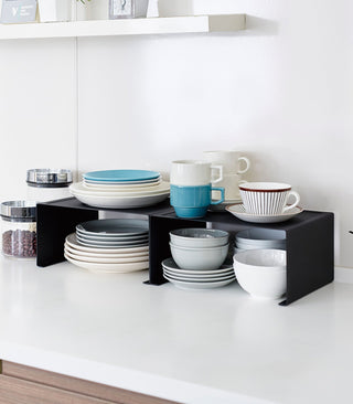 Stackable Countertop Shelf - Two Sizes - Steel - By Baano