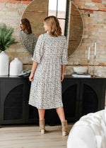 Isla 3/4 Sleeve Midi Dress