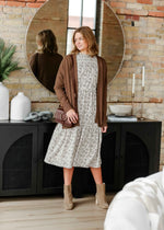 Isla 3/4 Sleeve Midi Dress