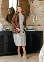 Isla 3/4 Sleeve Midi Dress