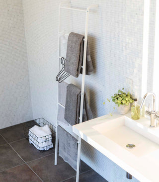 Leaning Storage Ladder (63" H)  - Steel - By Baano