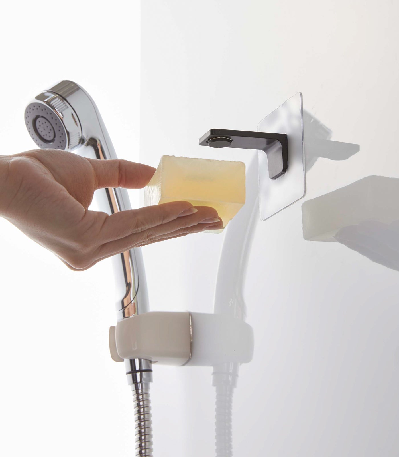 Traceless Adhesive Magnetic Soap Holder - By Baano