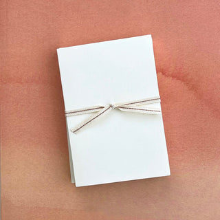 Ivory Notebooks with Rose Gold Edging (set of 2) - By Baano