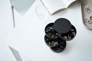 Stacked Jewelry Organizer - Sectioned - By Baano