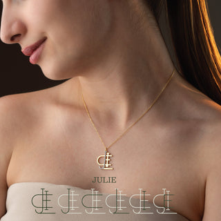 Sparkle Name Necklace – Diamond Initial Custom Jewelry for Trendsetters