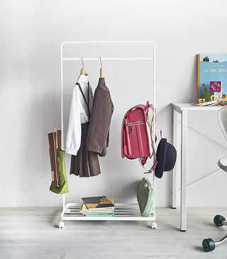 Kids' Rolling Coat Rack (45" H)  - Steel - By Baano