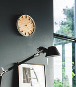 Wall Clock - Steel + Wood - By Baano