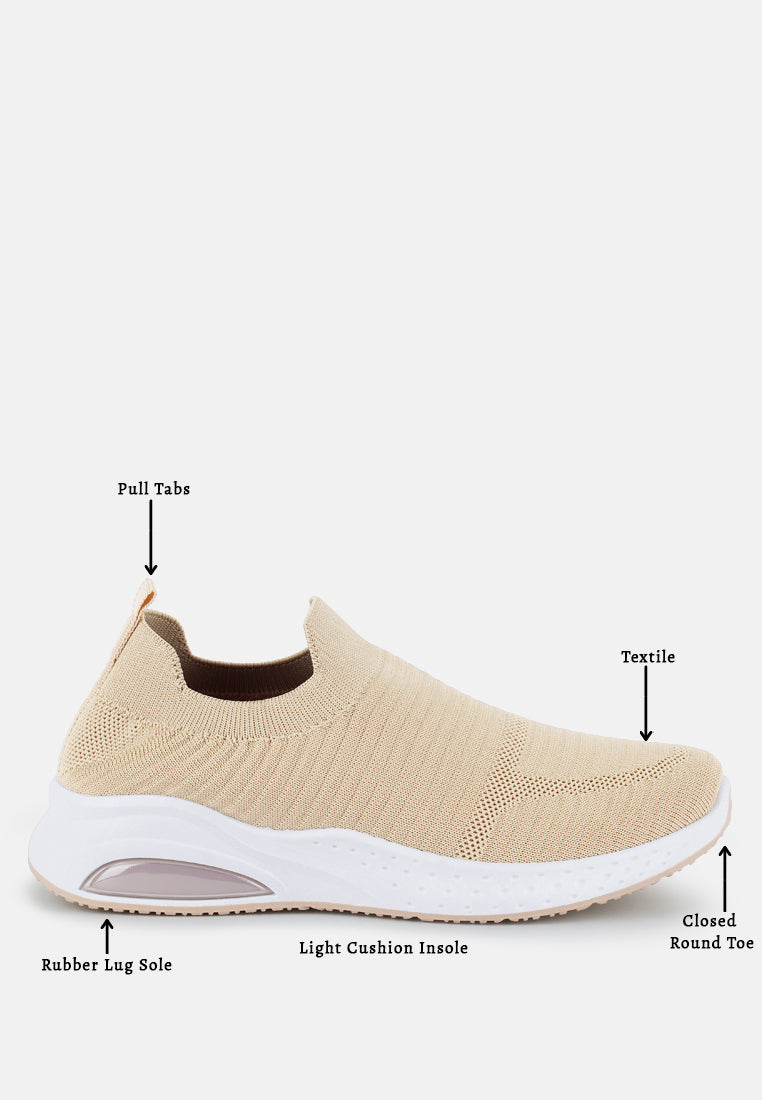 Jafna Knitted Slip On Sneakers