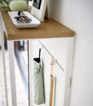 Narrow Entryway Console Table (32" H)  - Steel - By Baano