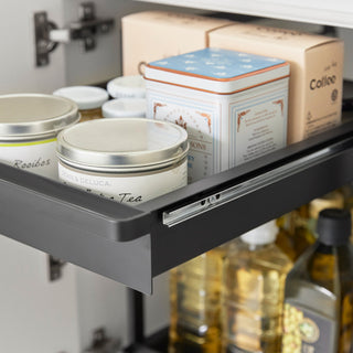 Two-Tier Pull-Out Shelf - Steel - By Baano