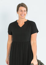 Jaydrien Flutter Sleeve Maxi Dress - By Baano