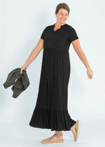 Jaydrien Flutter Sleeve Maxi Dress