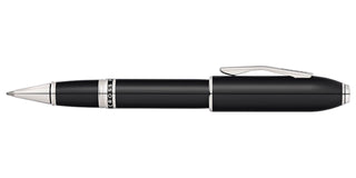 Peerless™ Obsidian Black Lacquer with Platinum Plated Appointments Selectip® Rollerball Pen - By Baano