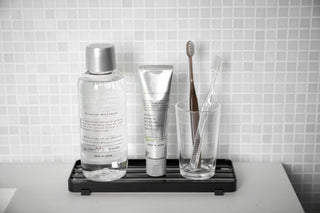 Slotted Bathroom Tray - Steel - By Baano