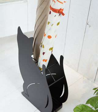 Cat Umbrella Stand - Steel - By Baano