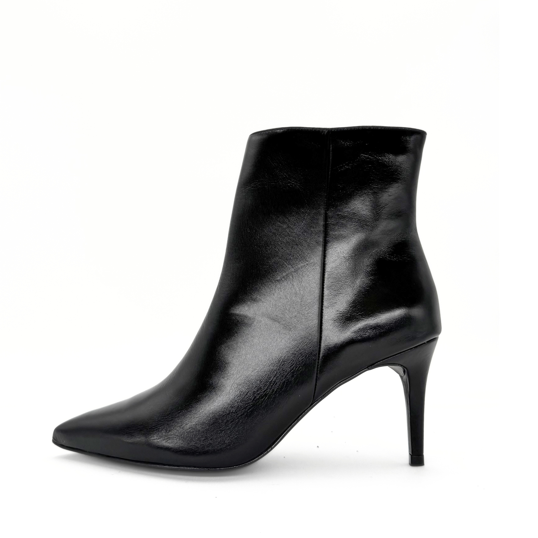 Jennifer Shiny Leather Booties Chelsea Crew