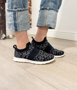 Jia Knit Sneaker in Black
