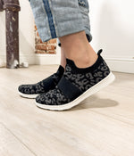 Jia Knit Sneaker in Black