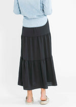 Jill Stretch Waist Tiered Maxi Skirt - Glamourous Grace