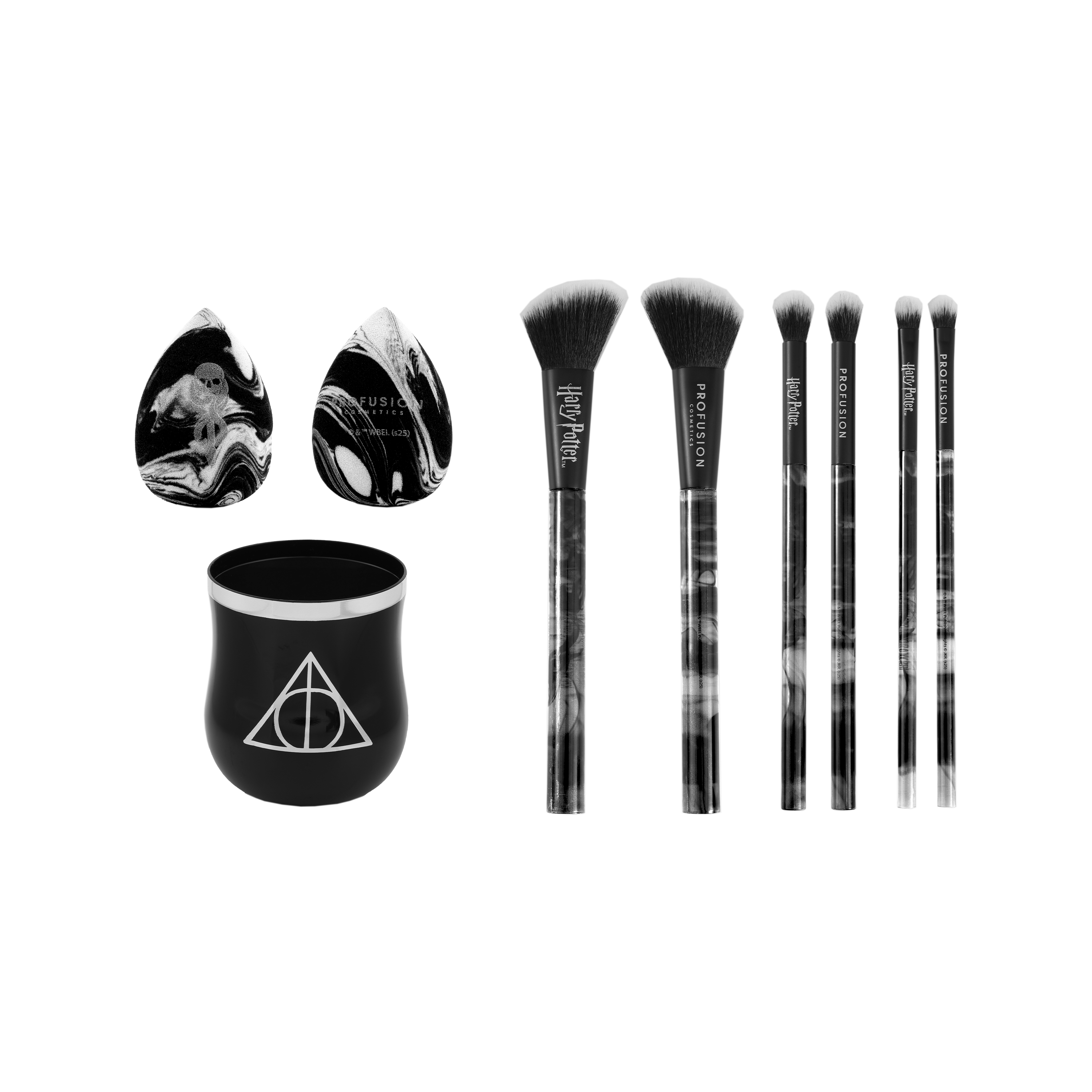 HP Dark Arts | Deathly Hallows™ Blend Makeup Brush & Sponge Set