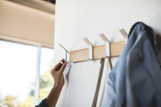 Wall-Mounted Coat Rack - Steel + Wood - By Baano