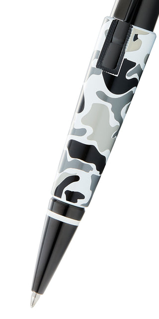 Edge™ Black and White Camo Gel Rollerball Pen - By Baano