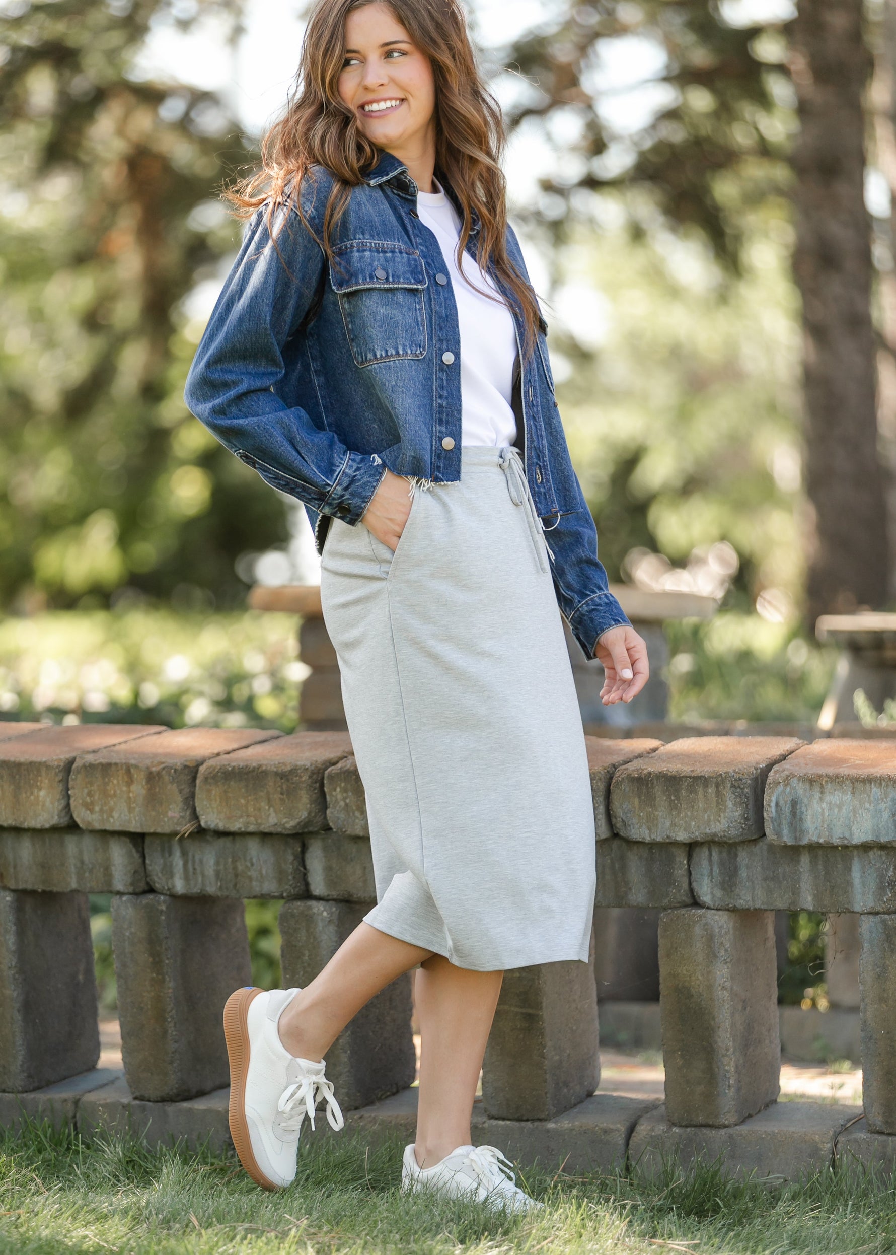 Jordan Knit Midi Skirt