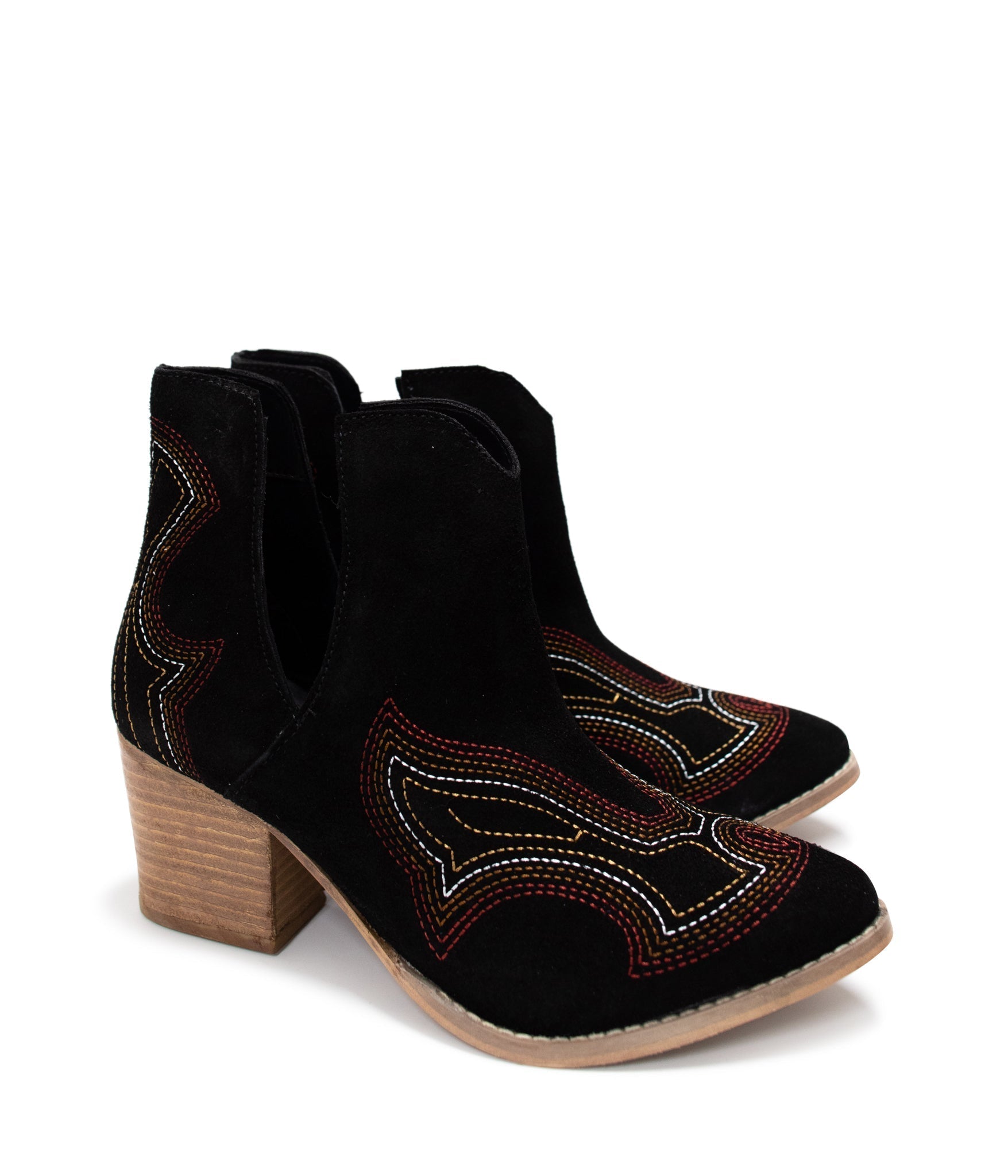 Journee Ankle Boots in Black Naughty Monkey