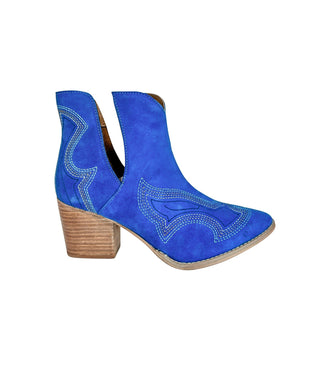 Journee Ankle Boots in Blue - By Baano