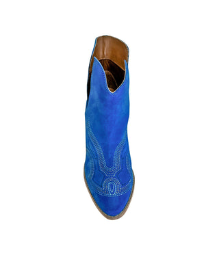 Journee Ankle Boots in Blue - By Baano