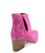 Journee Ankle Boots in Magenta Naughty Monkey