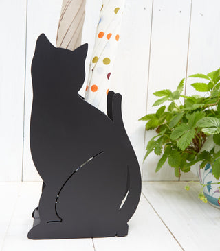 Cat Umbrella Stand - Steel - By Baano